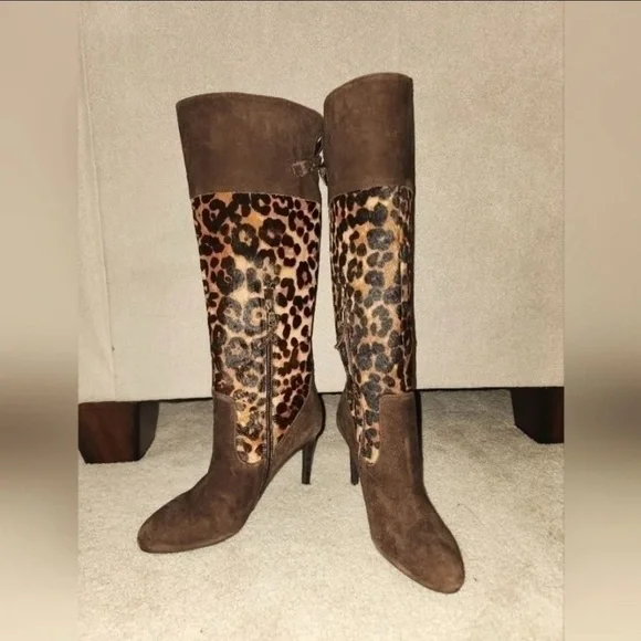 Ralph Lauren Halina Suede Knee Boots – Women’s Size 7 - Picture 4 of 8
